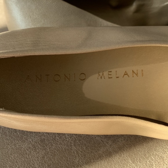Antonio Melani Leather shoes-with leather lining and soles, subtle gold metallic - Picture 4 of 6